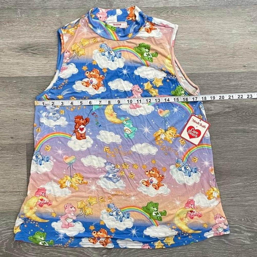 Modcloth Blue Care Bears Print Top - Picture 5 of 6